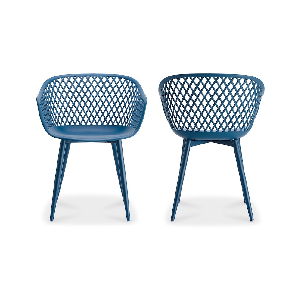 Piazza Outdoor Chair Blue – Set Of Two