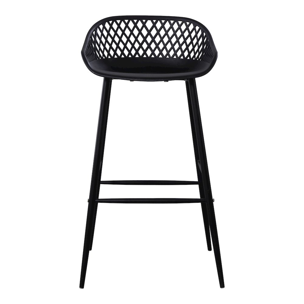 Piazza Outdoor Barstool Black – Set Of Two