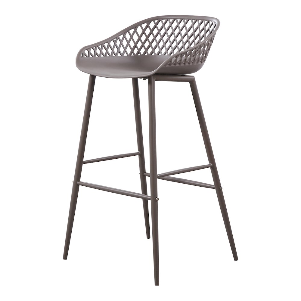 Piazza Outdoor Barstool Grey – Set Of Two