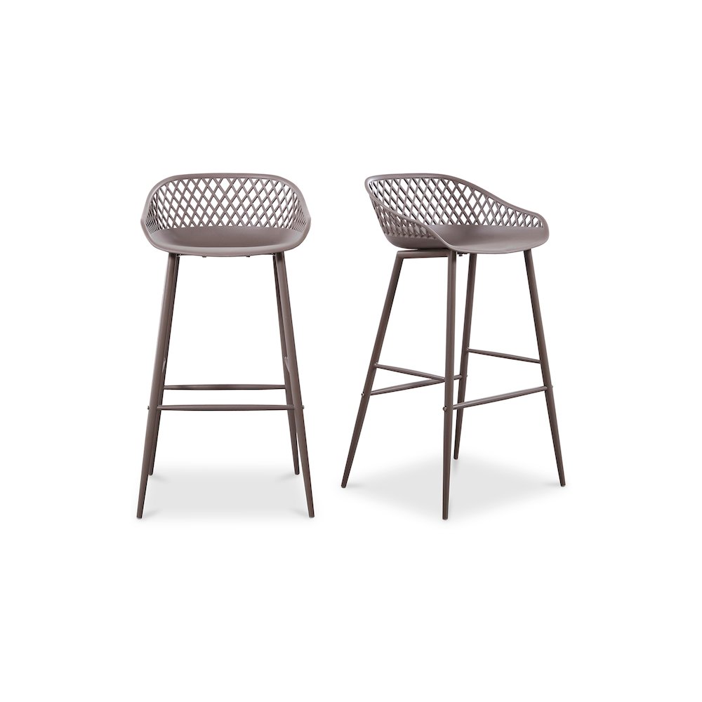 Piazza Outdoor Barstool Grey – Set Of Two