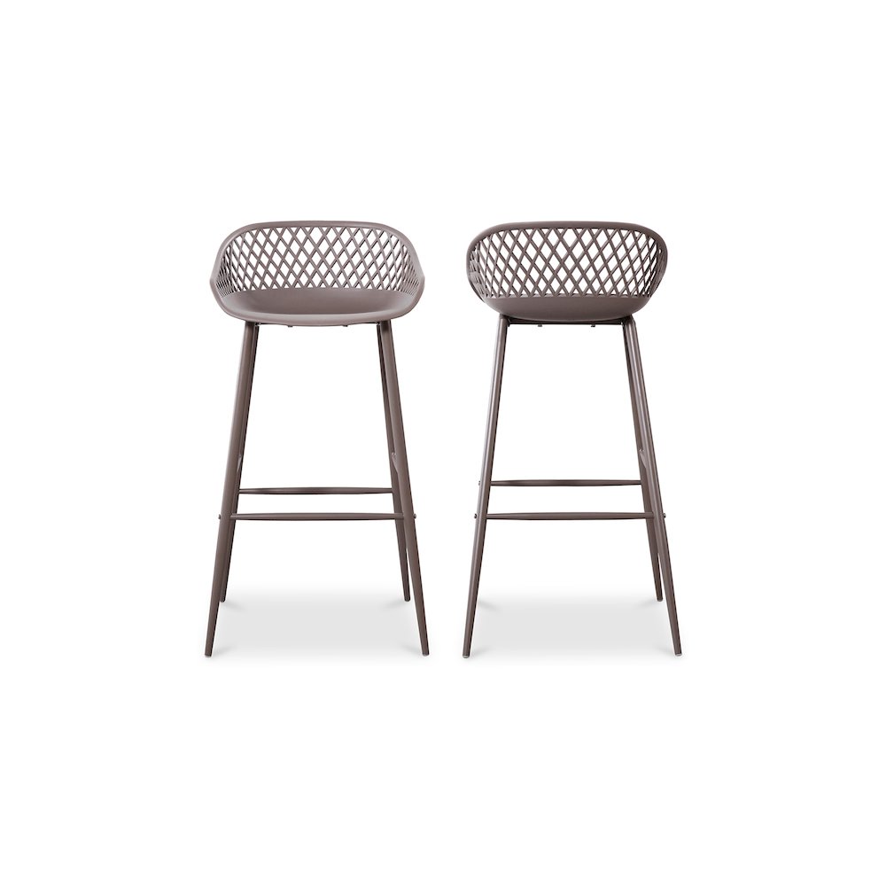 Piazza Outdoor Barstool Grey – Set Of Two