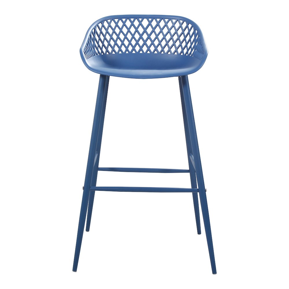 Piazza Outdoor Barstool Blue – Set Of Two