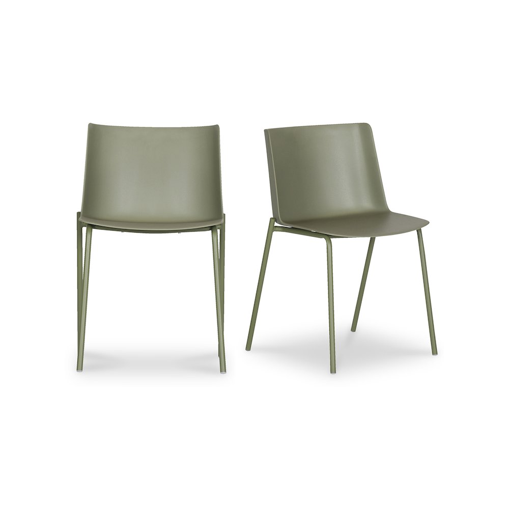 Silla Outdoor Dining Chair Sage Green – Set Of Two