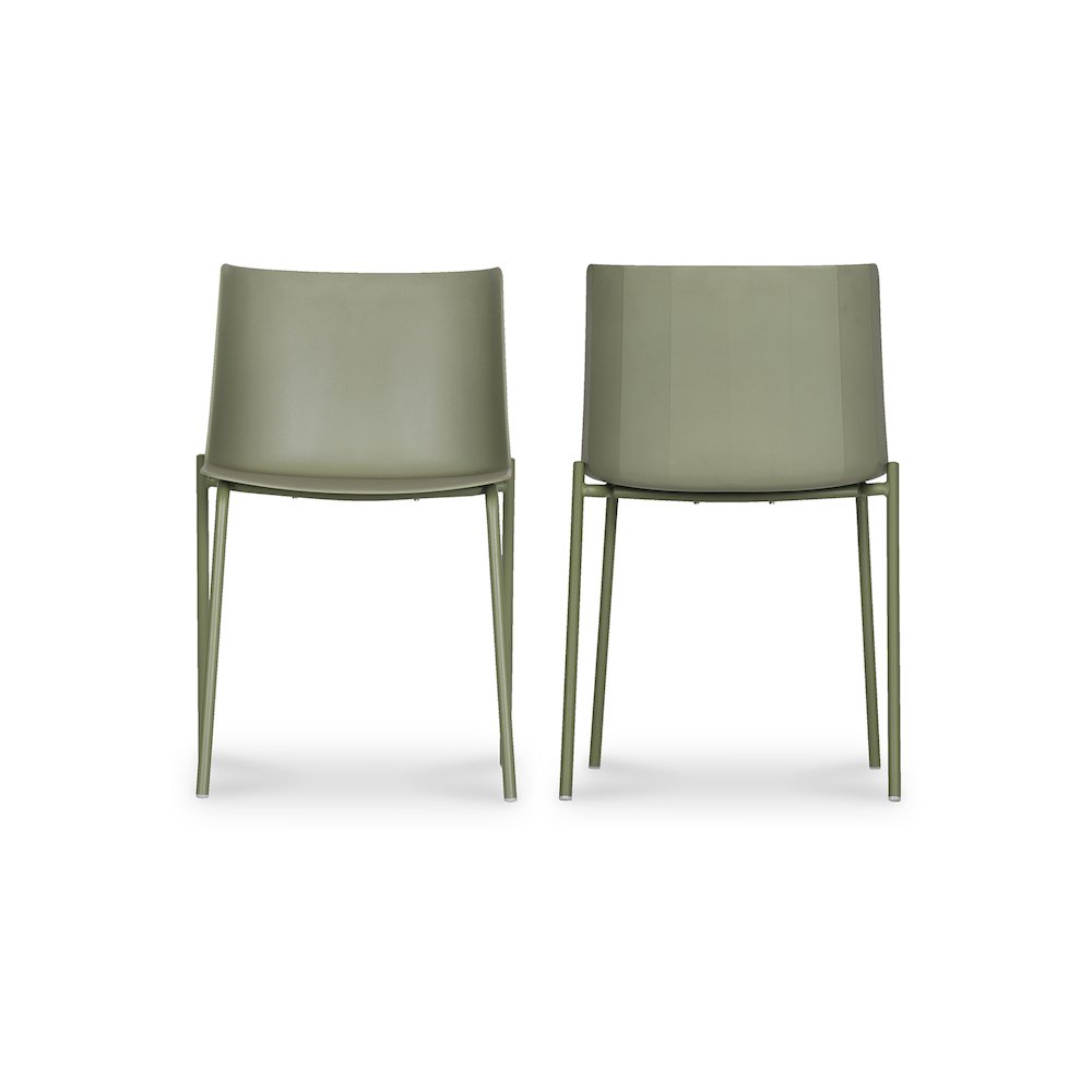 Silla Outdoor Dining Chair Sage Green – Set Of Two