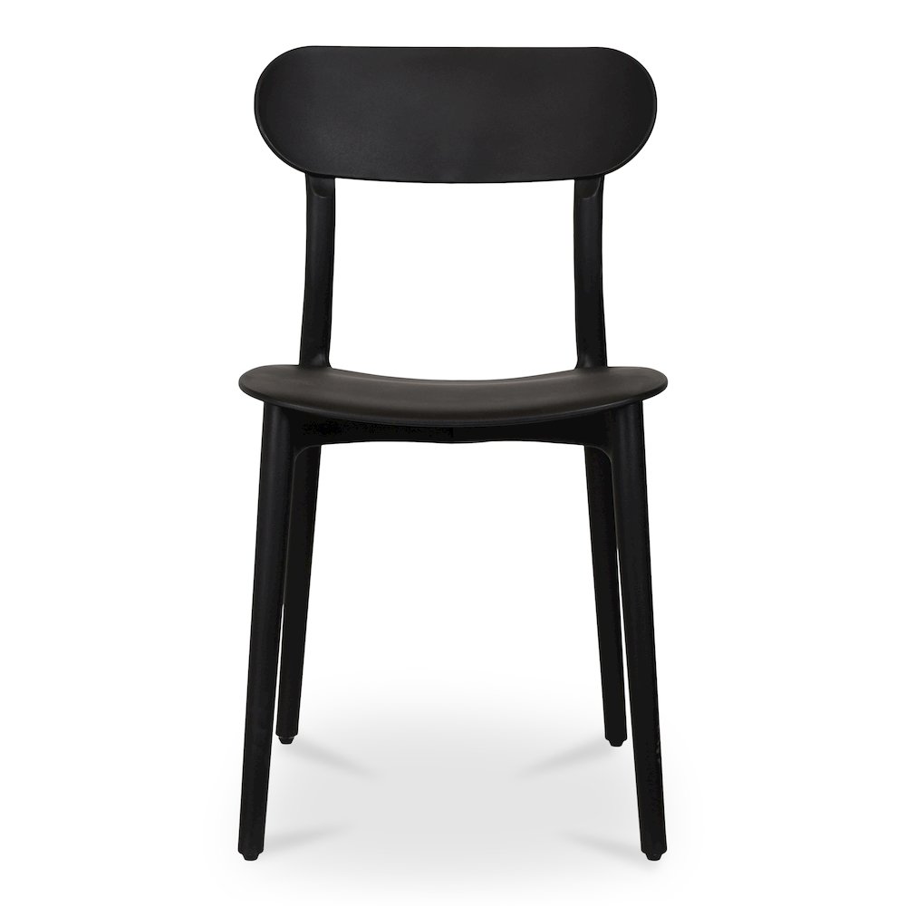 Kent Outdoor Dining Chair Black – Set Of Two