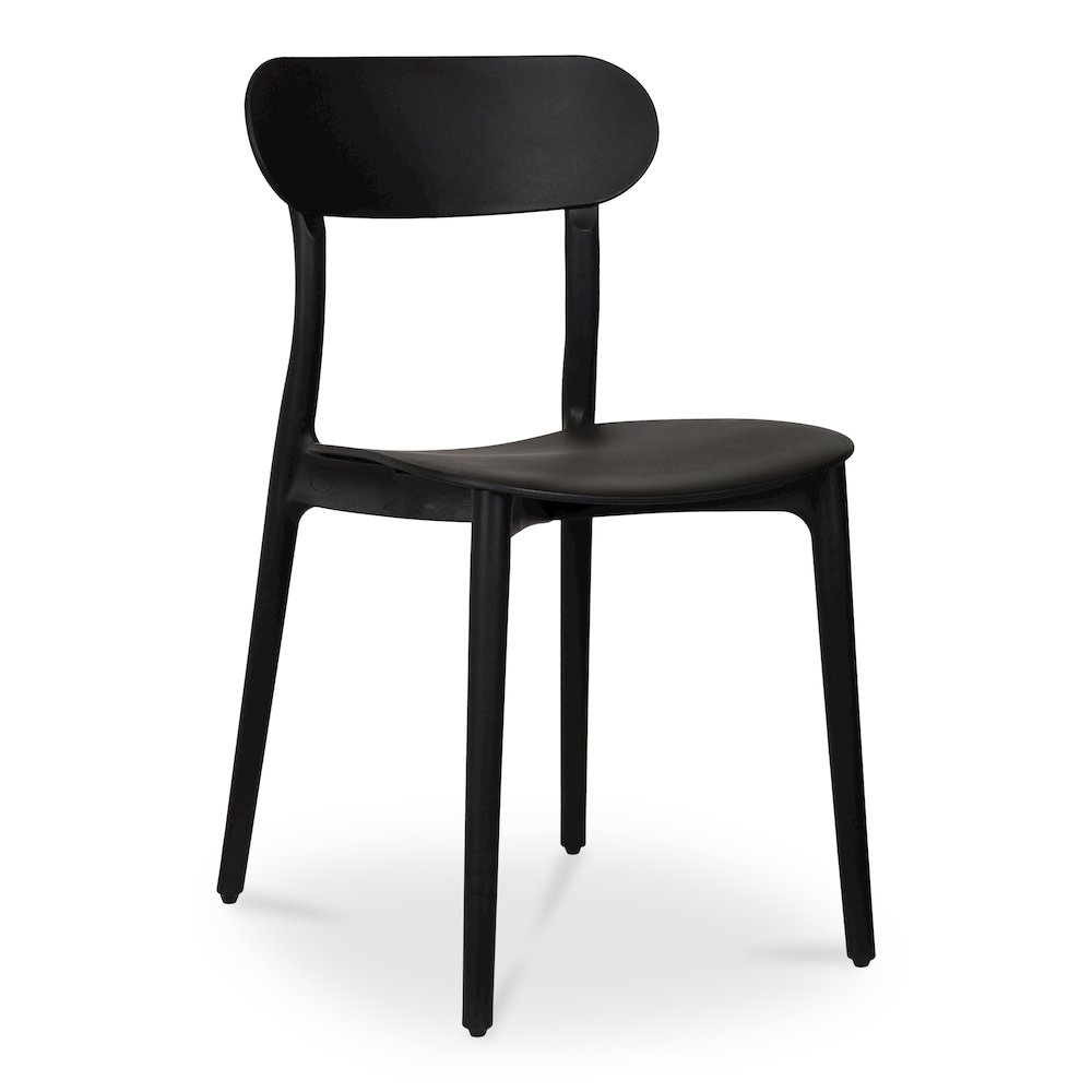 Kent Outdoor Dining Chair Black – Set Of Two