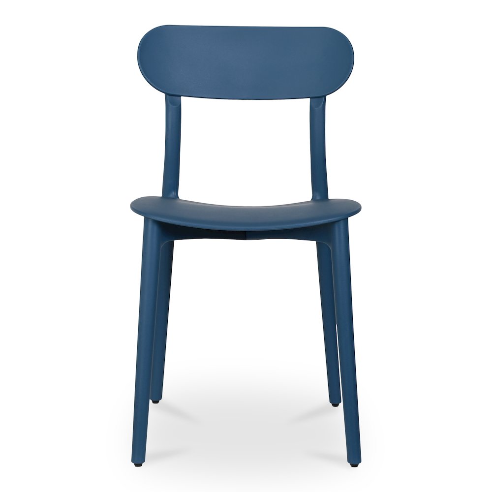 Kent Outdoor Dining Chair Navy – Set Of Two