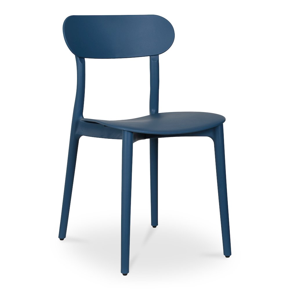 Kent Outdoor Dining Chair Navy – Set Of Two