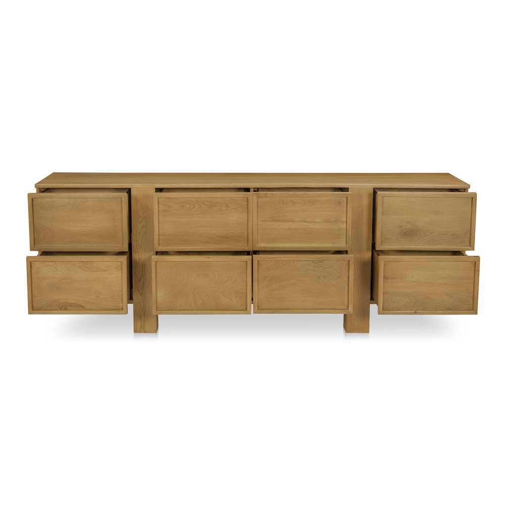 Henley 8 Drawer Dresser Brown