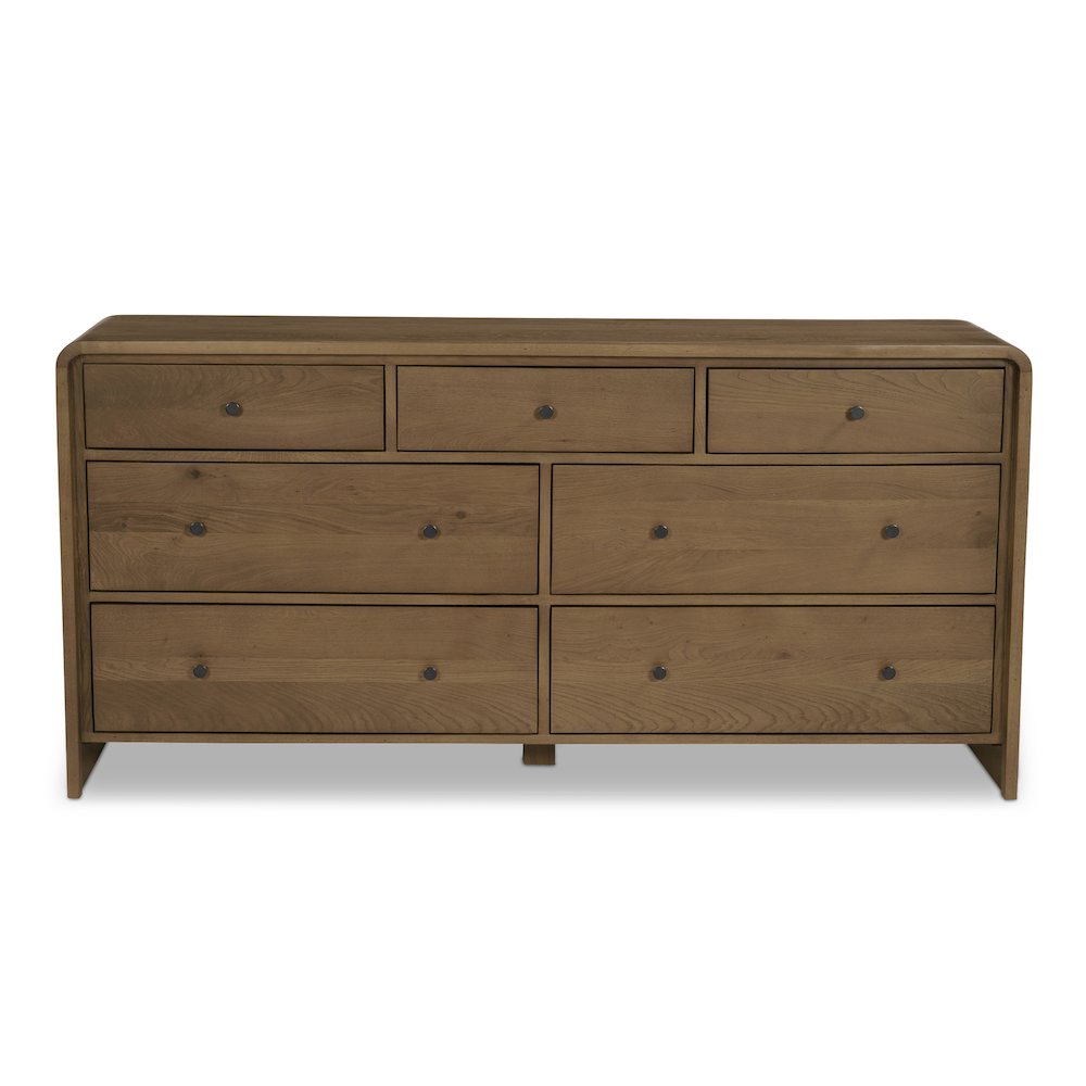 Riley 7 Drawer Dresser Oak