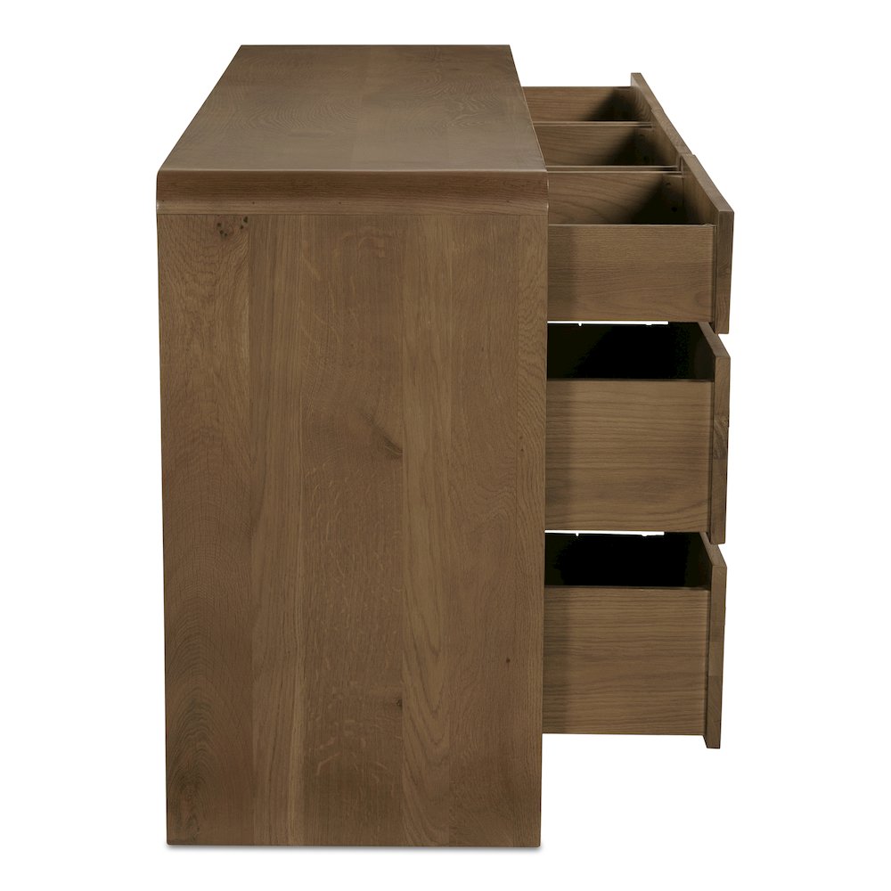 Riley 7 Drawer Dresser Oak