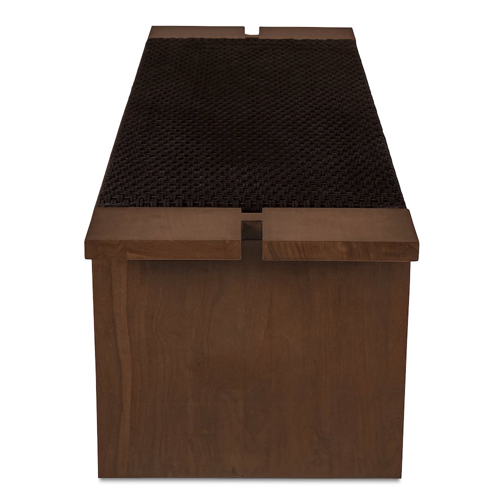 Merritt Outdoor Bench Dark Brown