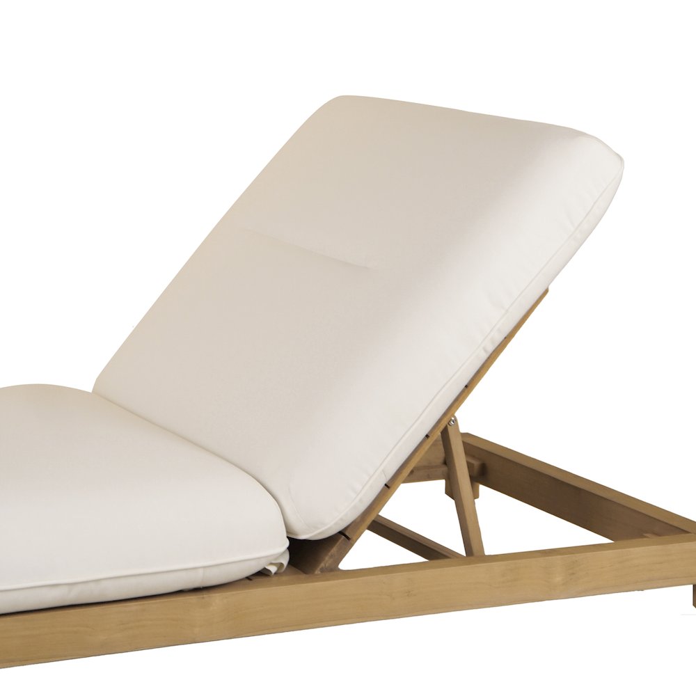Enzo Outdoor Adjustable Lounge Chair White
