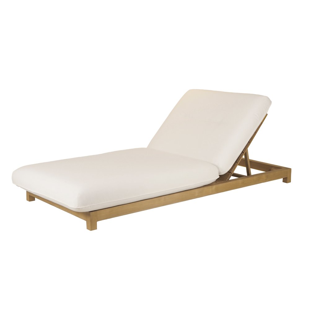 Enzo Outdoor Adjustable Lounge Chair White