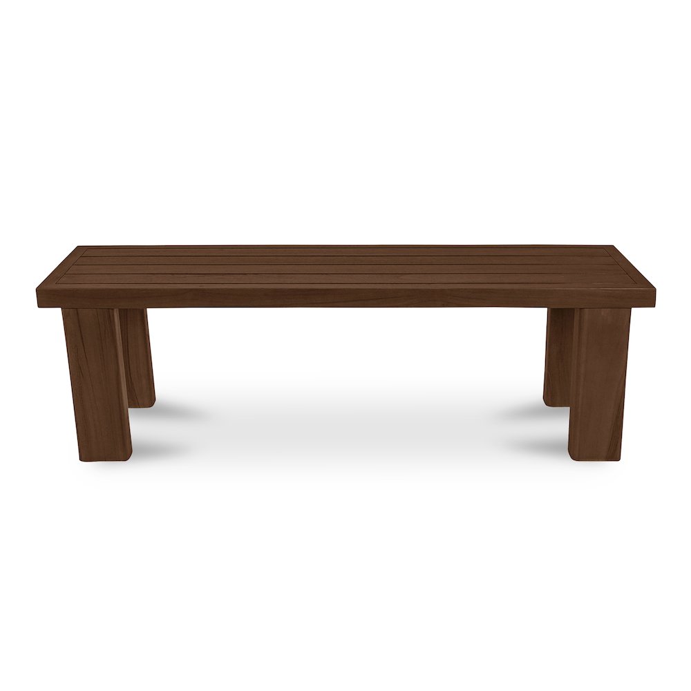 Marina Outdoor Bench Brown
