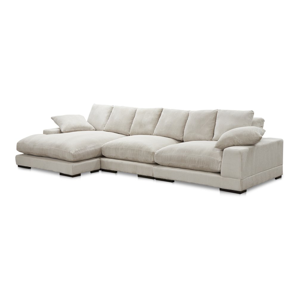 Plunge Large Sectional Cappuccino