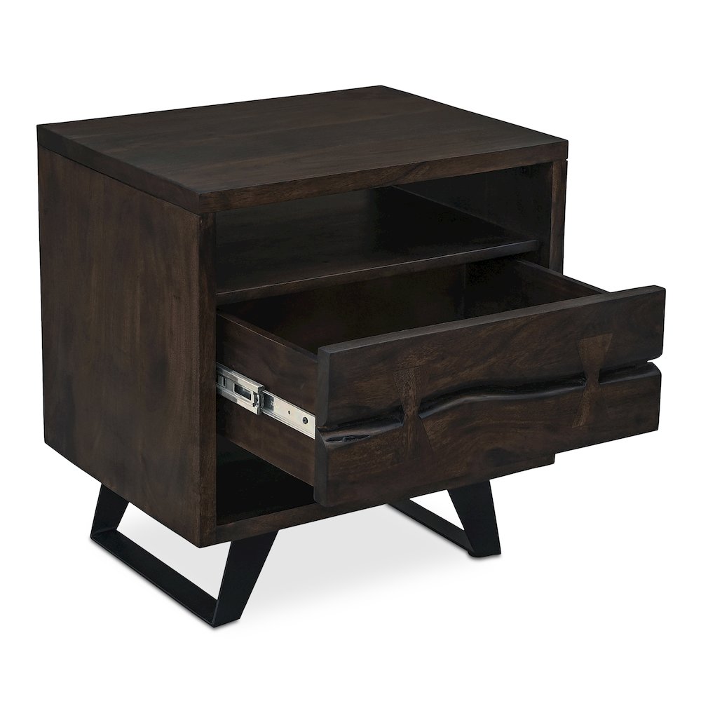 Madagascar Nightstand Dark Brown
