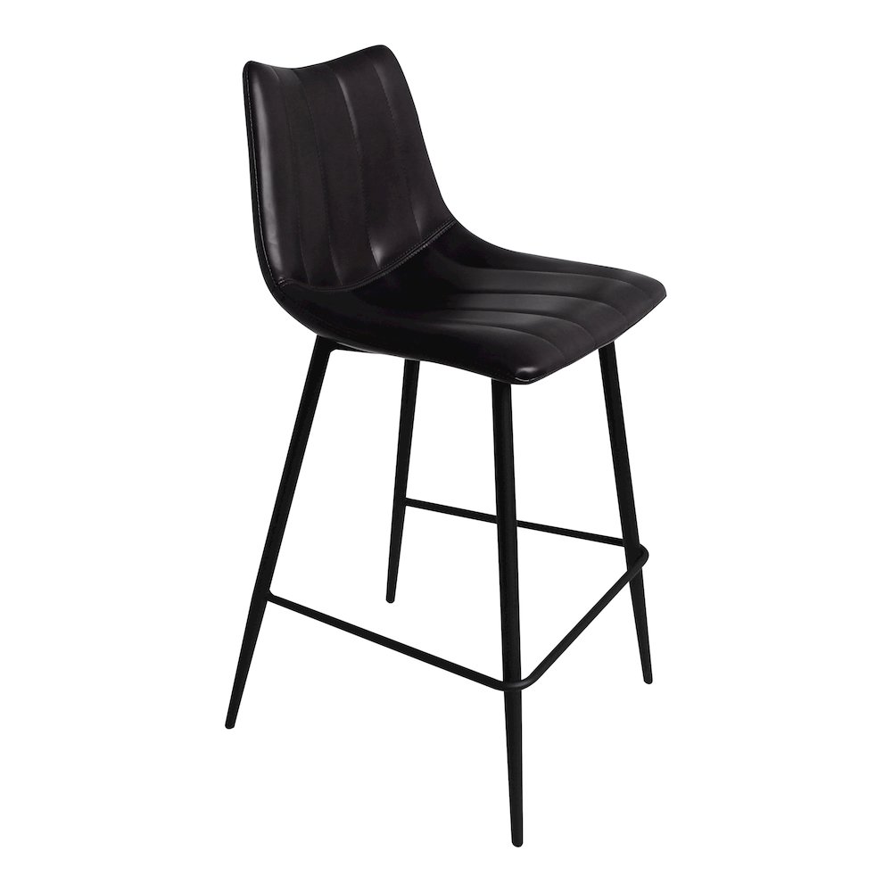 Alibi Counter Stool Matte Black – Set Of Two