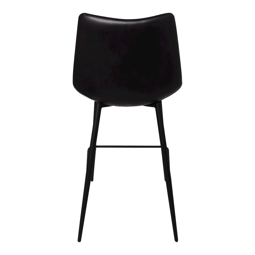 Alibi Counter Stool Matte Black – Set Of Two