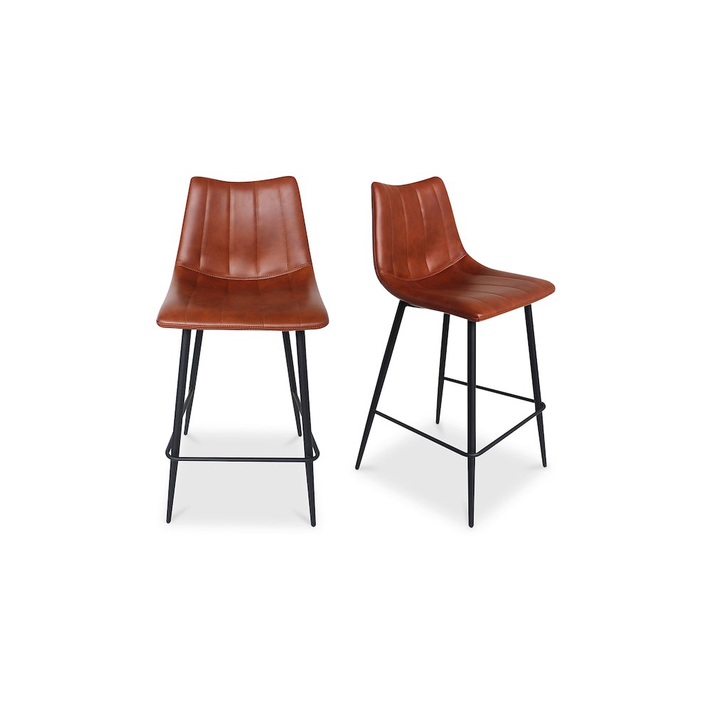 Alibi Counter Stool Brown – Set Of Two