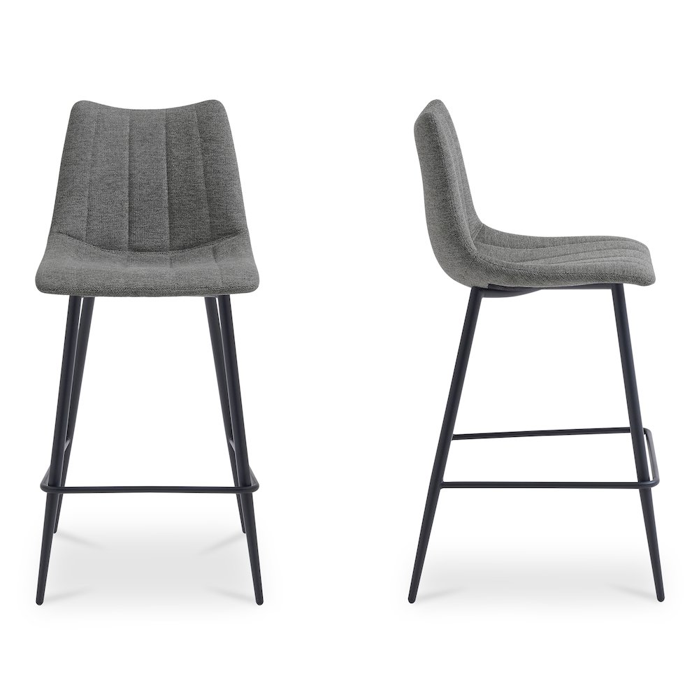 Alibi Counter Stool  Dark Grey-Set of Two