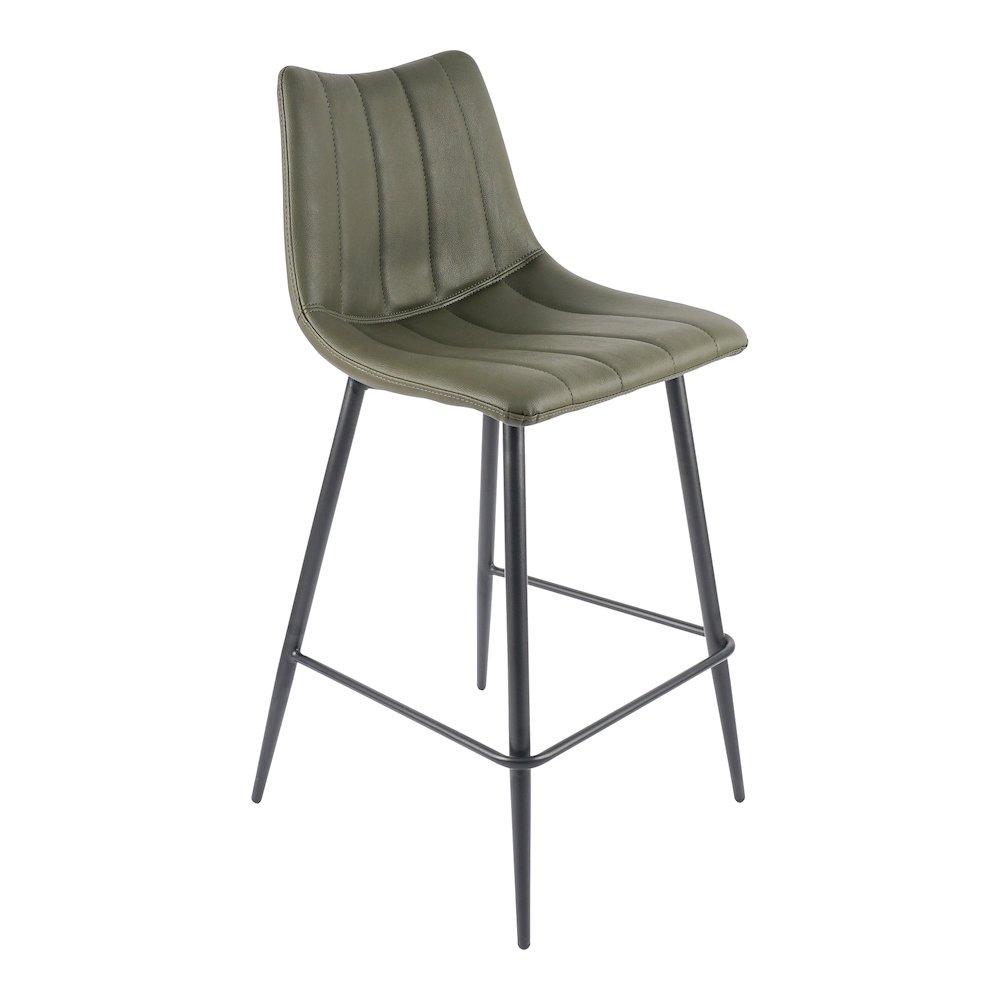 Alibi Counter Stool Dark Green – Set Of Two
