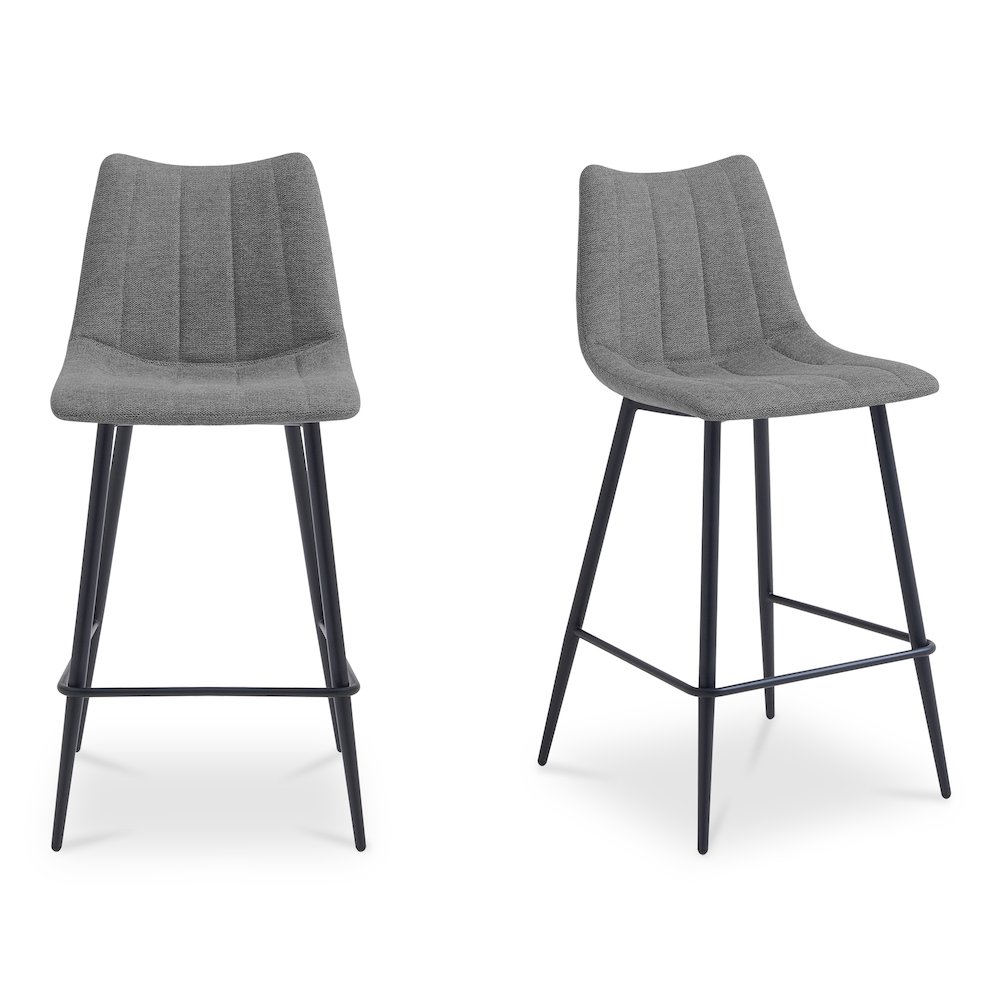 Alibi Bar Stool Dark Grey-Set of Two