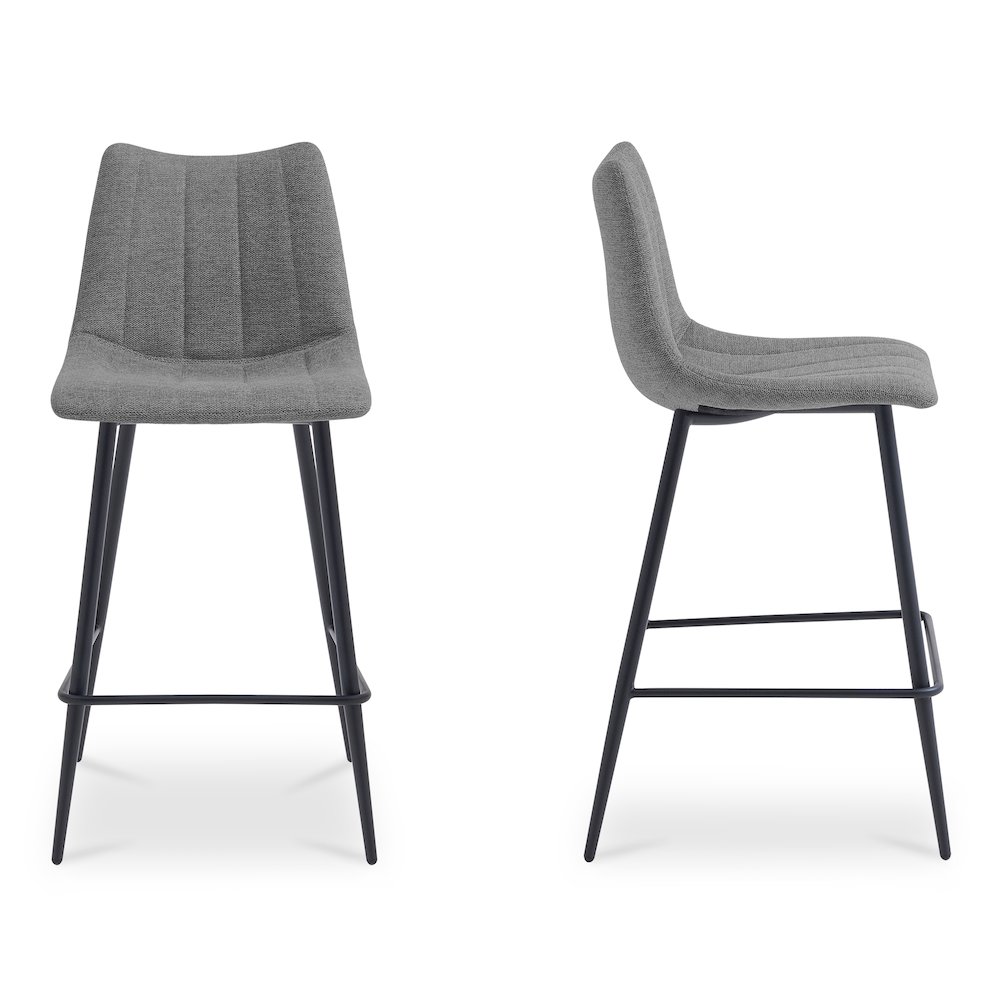 Alibi Bar Stool Dark Grey-Set of Two