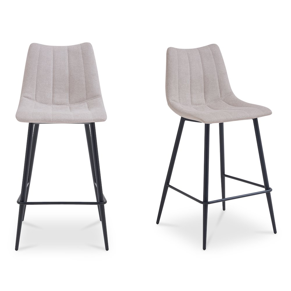 Alibi Bar Stool Beige-Set of Two