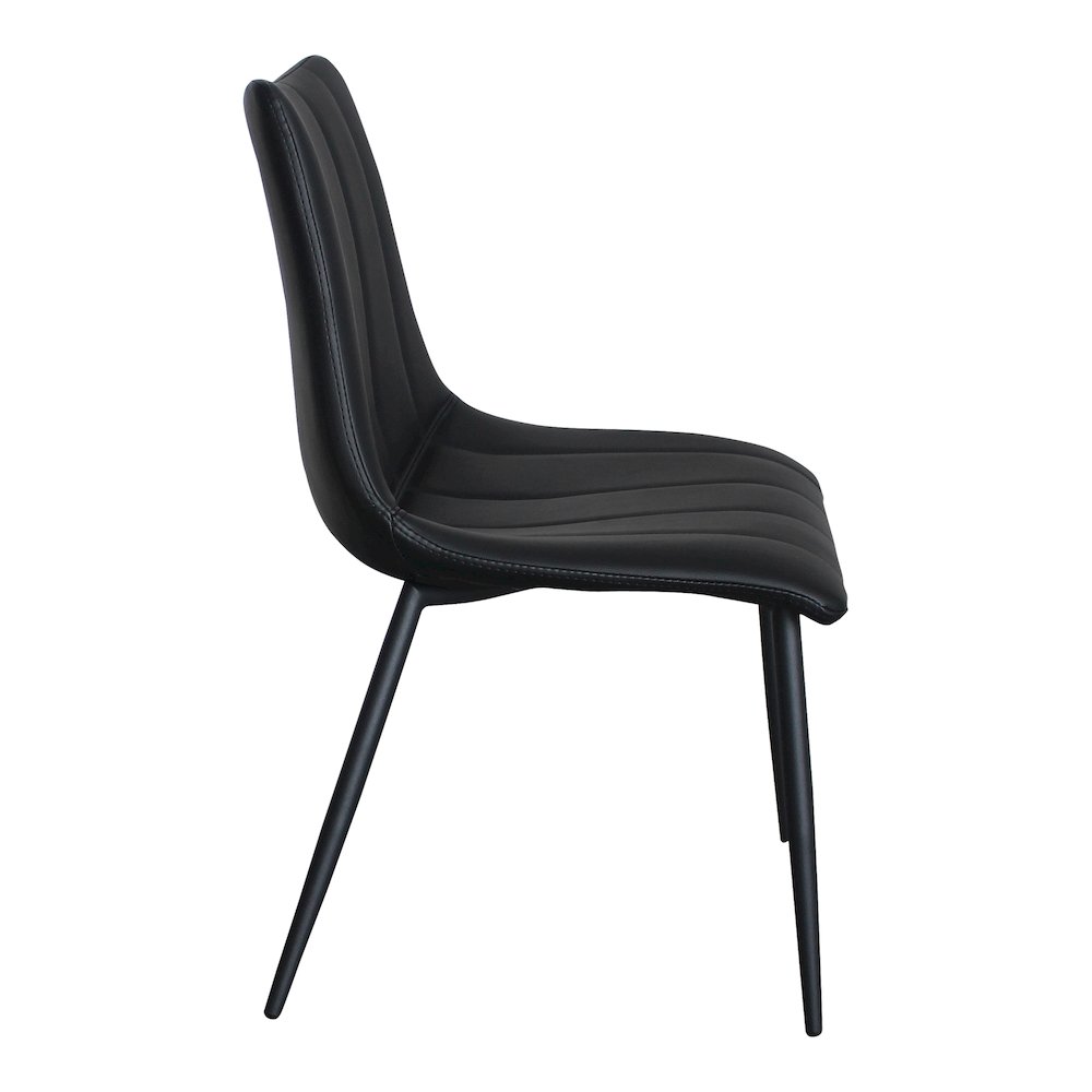 Alibi Dining Chair Matte Black – Set Of Two
