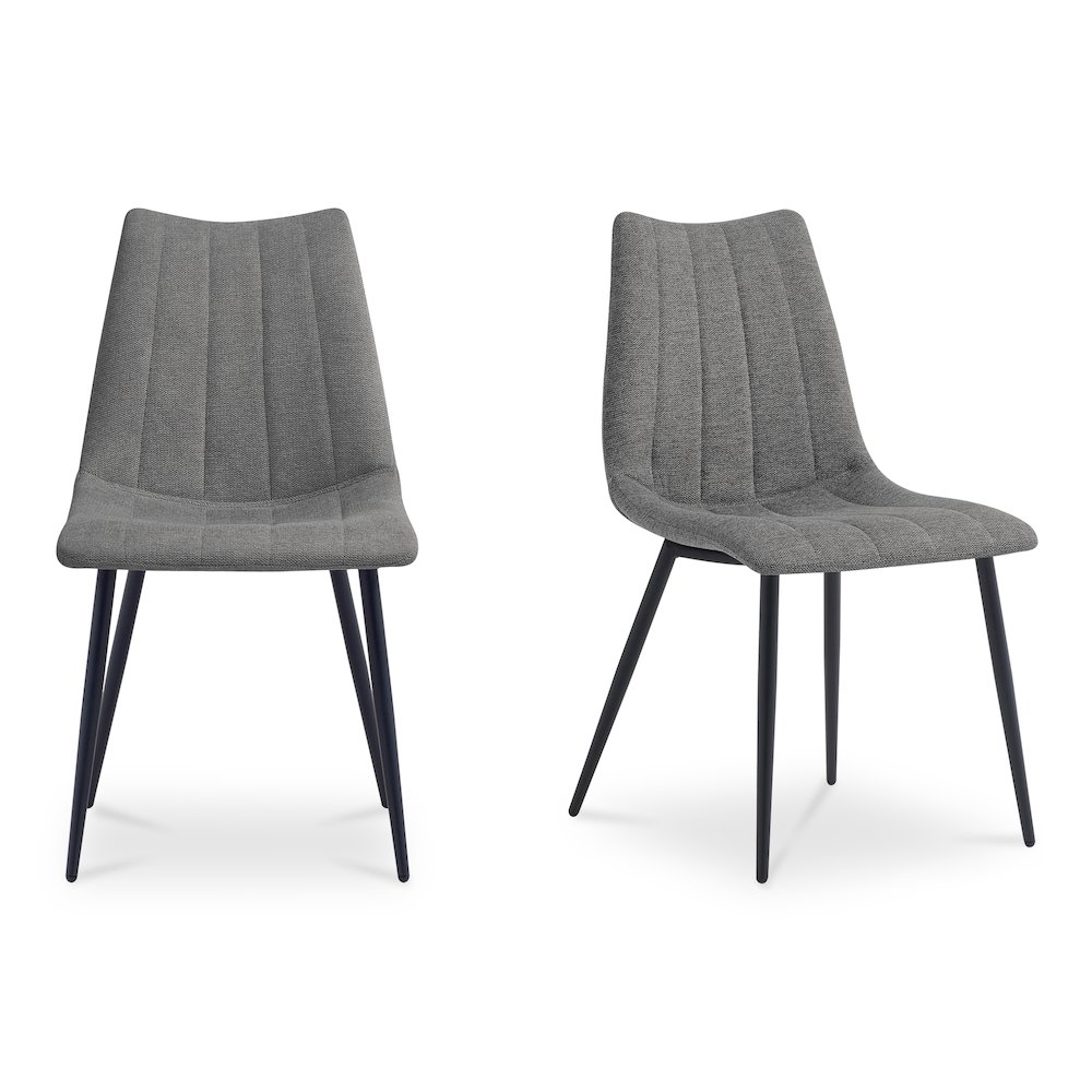 Alibi Dining Chair Dark Grey-Set of Two