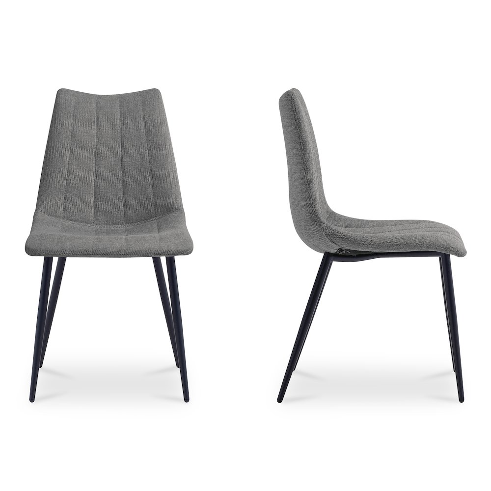 Alibi Dining Chair Dark Grey-Set of Two