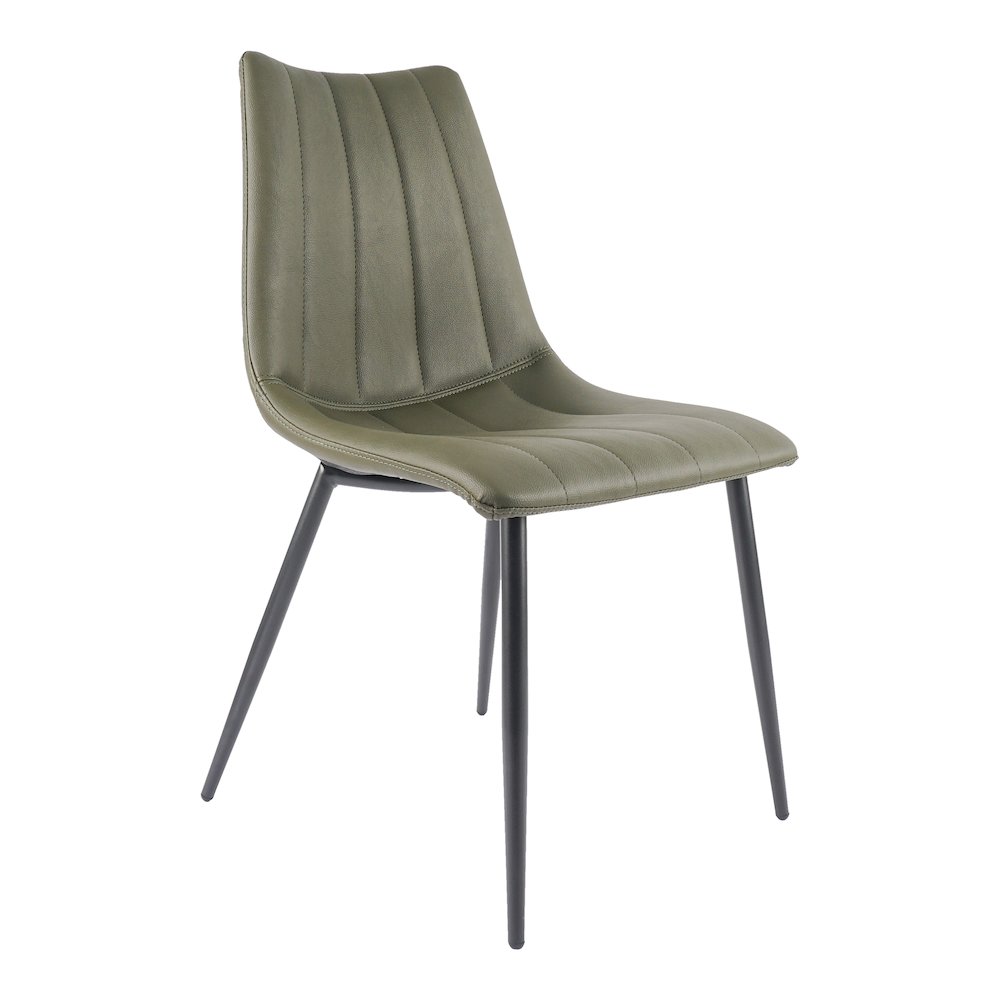 Alibi Dining Chair Dark Green – Set Of Two