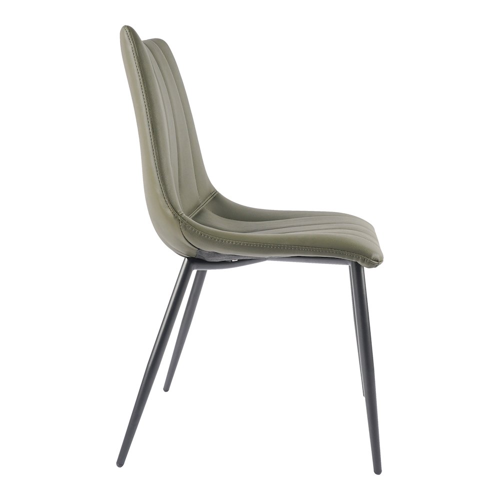Alibi Dining Chair Dark Green – Set Of Two
