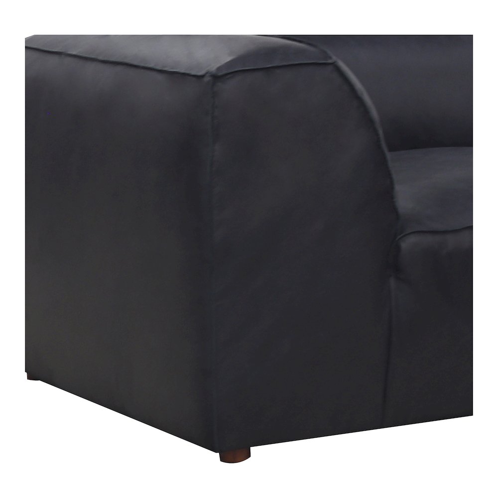 Form Corner Chair Vantage Black Leather