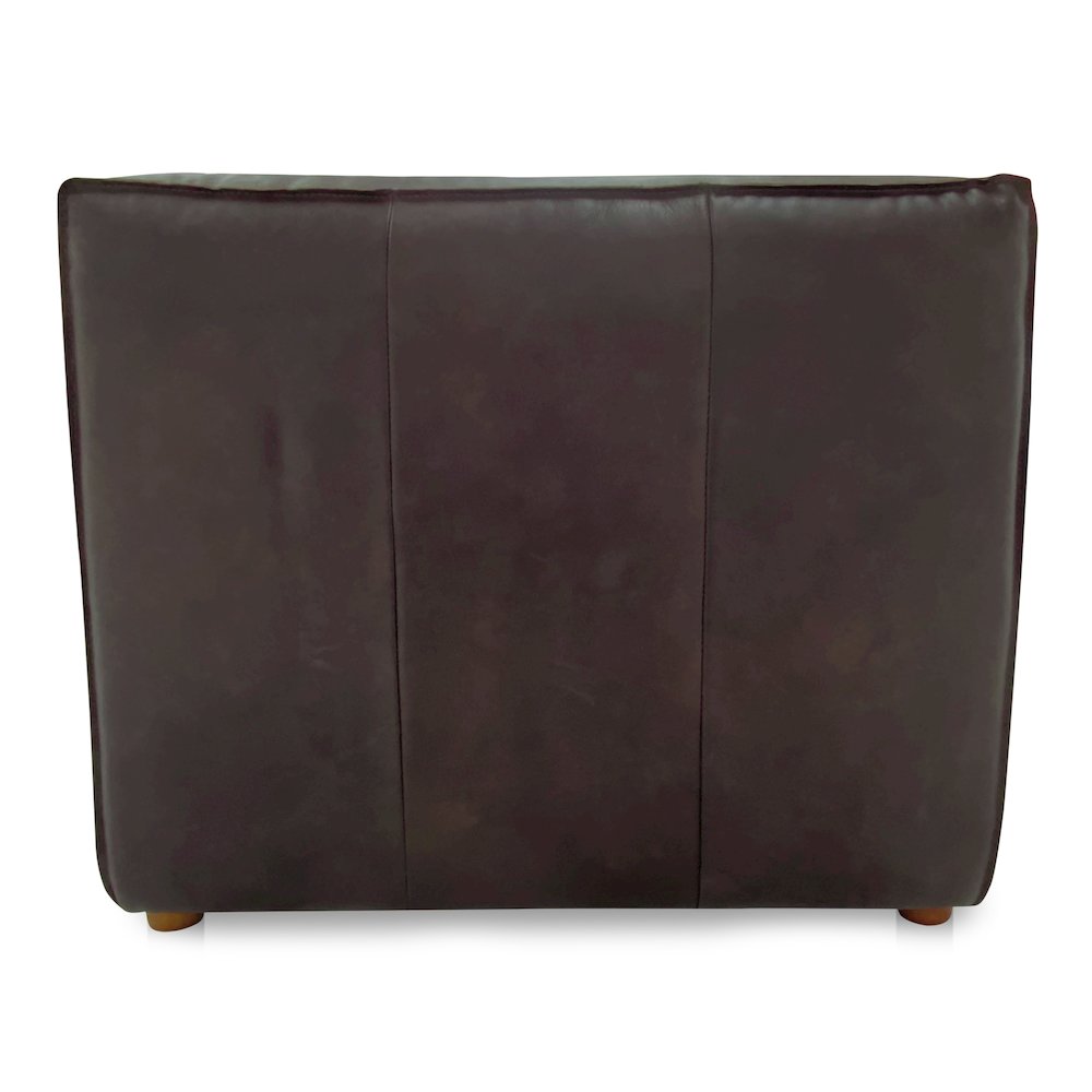 Form Slipper Chair Espresso Brown Leather