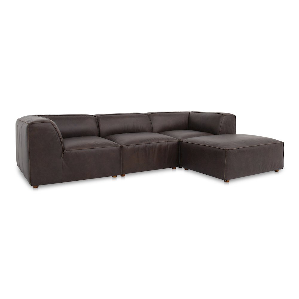 Form Lounge Modular Sectional Espresso Brown