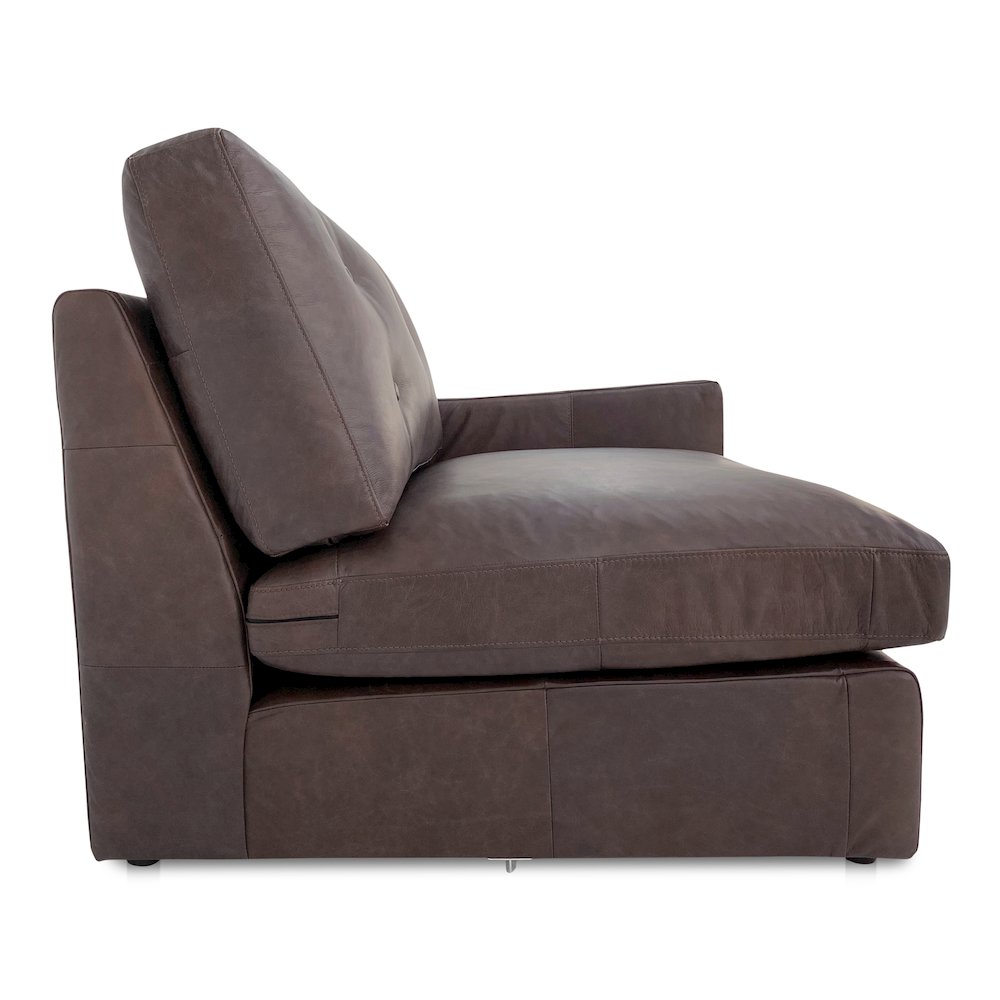 Thurlow Right Arm Facing Chair Espresso Brown Leather
