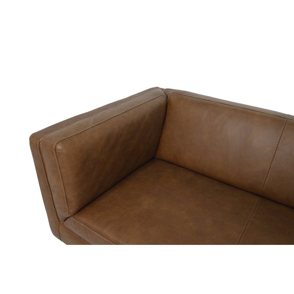 Woods Sofa Brown Leather