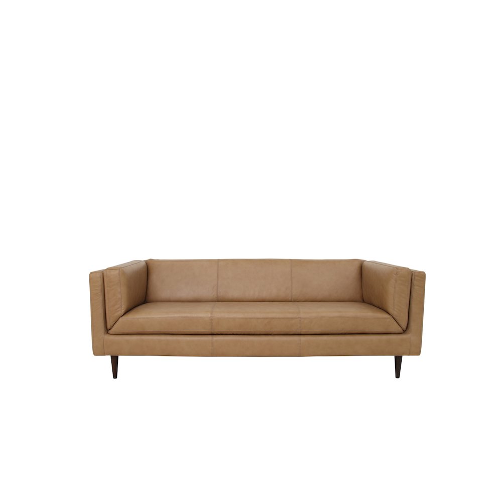 Woods Sofa Tan Leather
