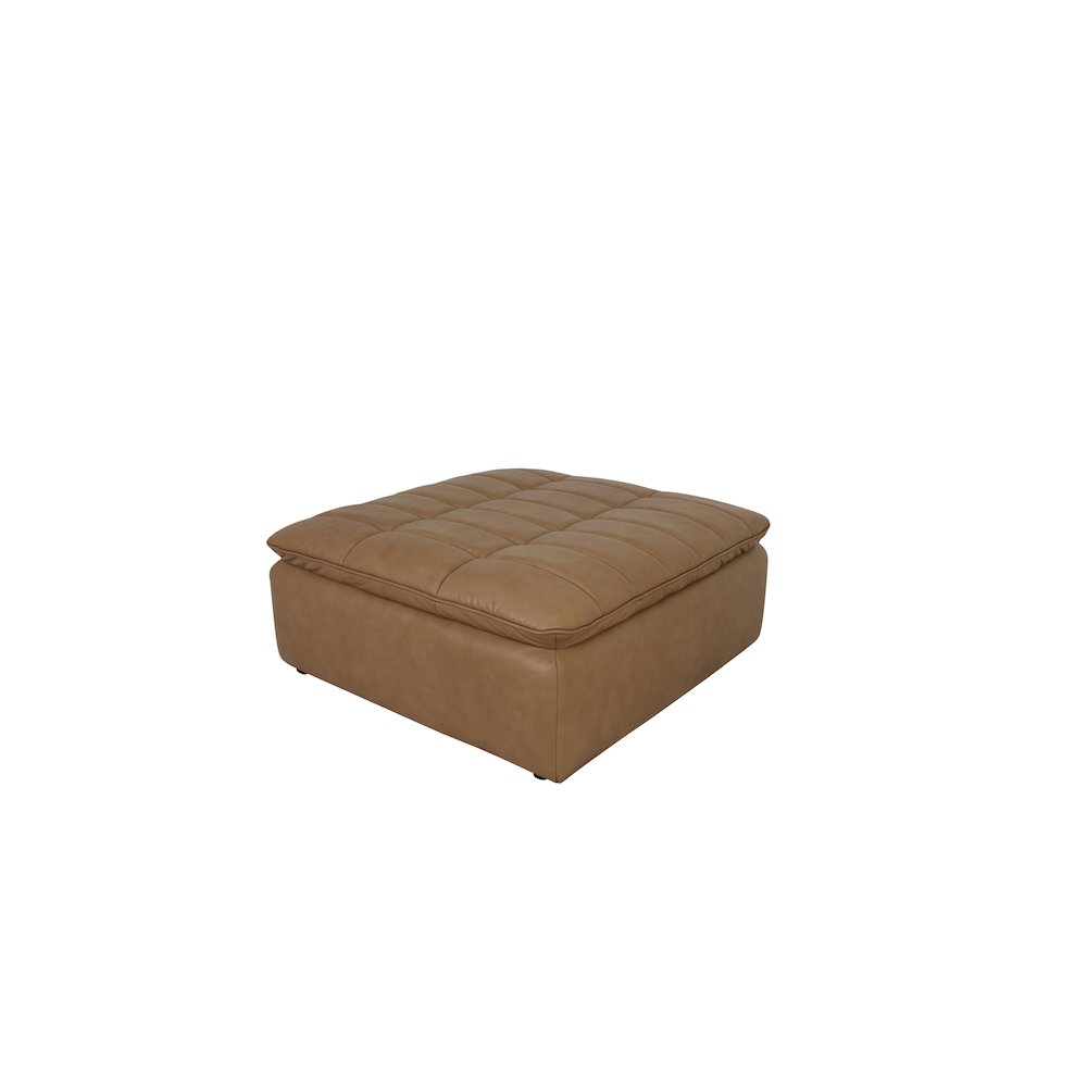 Lino Ottoman Tan Leather