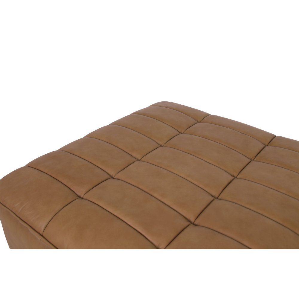 Lino Ottoman Tan Leather
