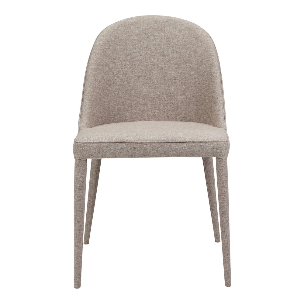 Burton Fabric Dining Chair Light Grey – Set Of Two