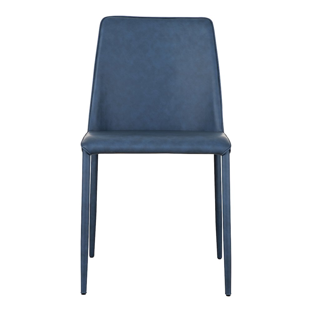 Nora Dining Chair Ocean Cavern Grey Vegan Leather – Set Of Two