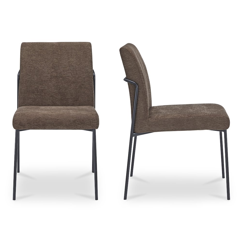 Danny Dining Chair Dark Brown Set of Two