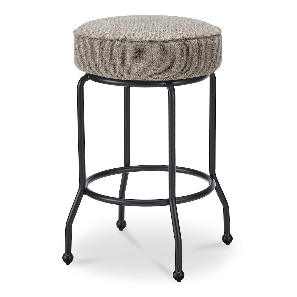Kelsey Swivel Counter Stool Light Brown