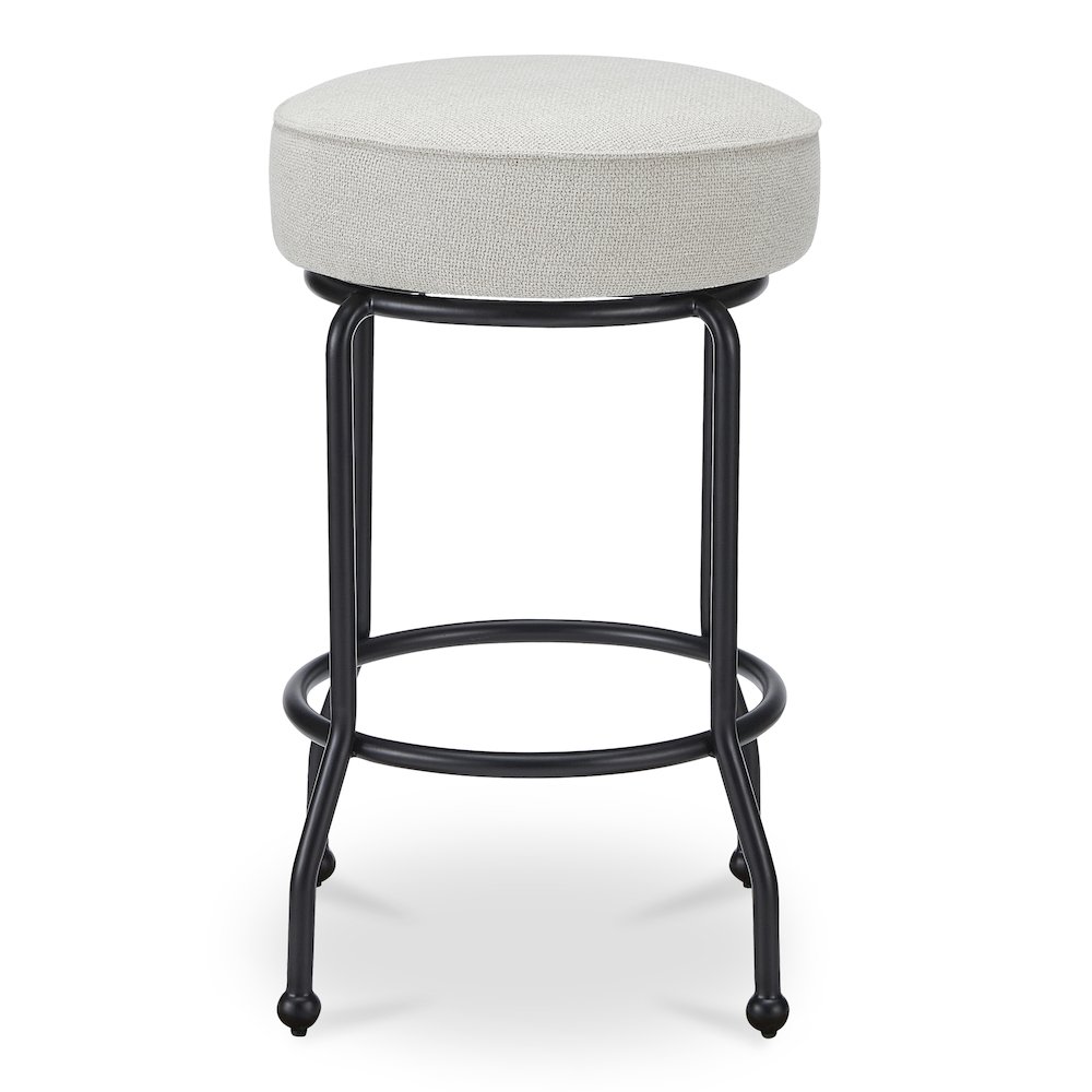 Kelsey Swivel Counter Stool Beige