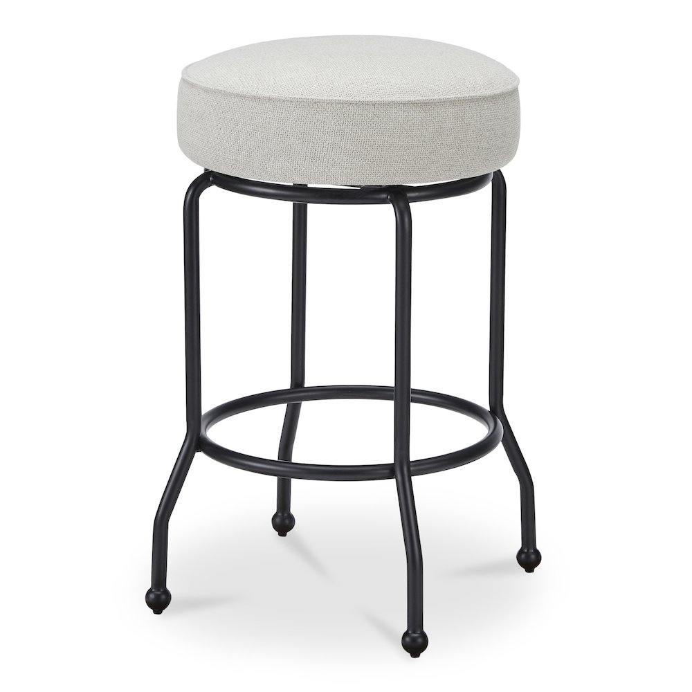 Kelsey Swivel Counter Stool Beige