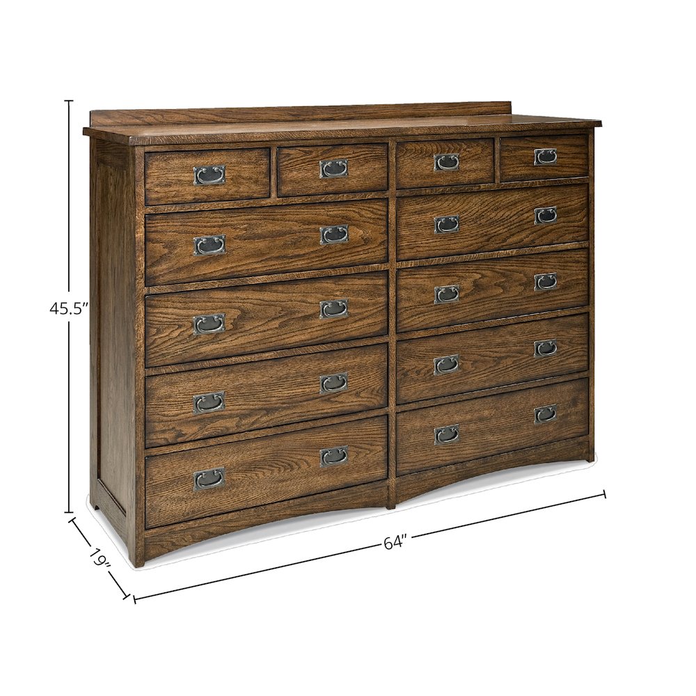 Oak Park 12-Drawer Dresser
