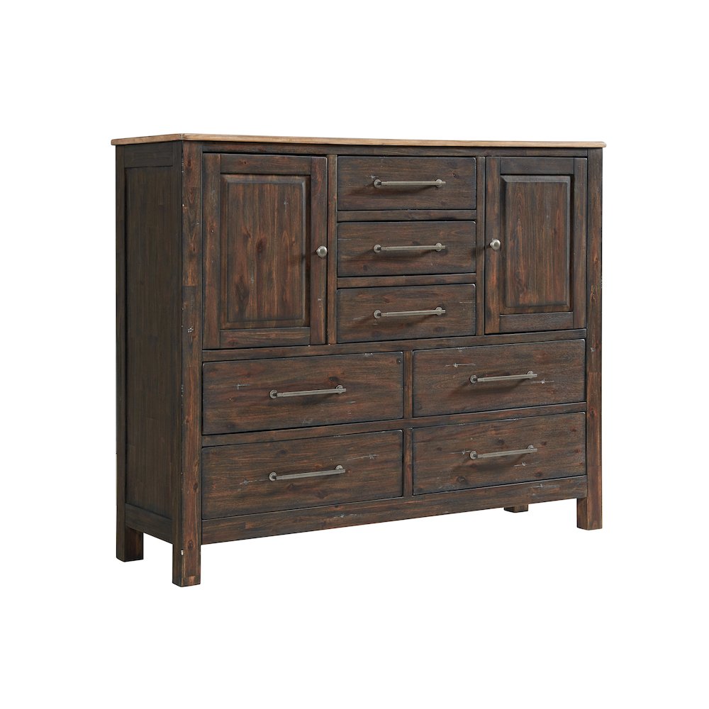 Transitions 7-Drawer Gentleman’s Chest with Doors